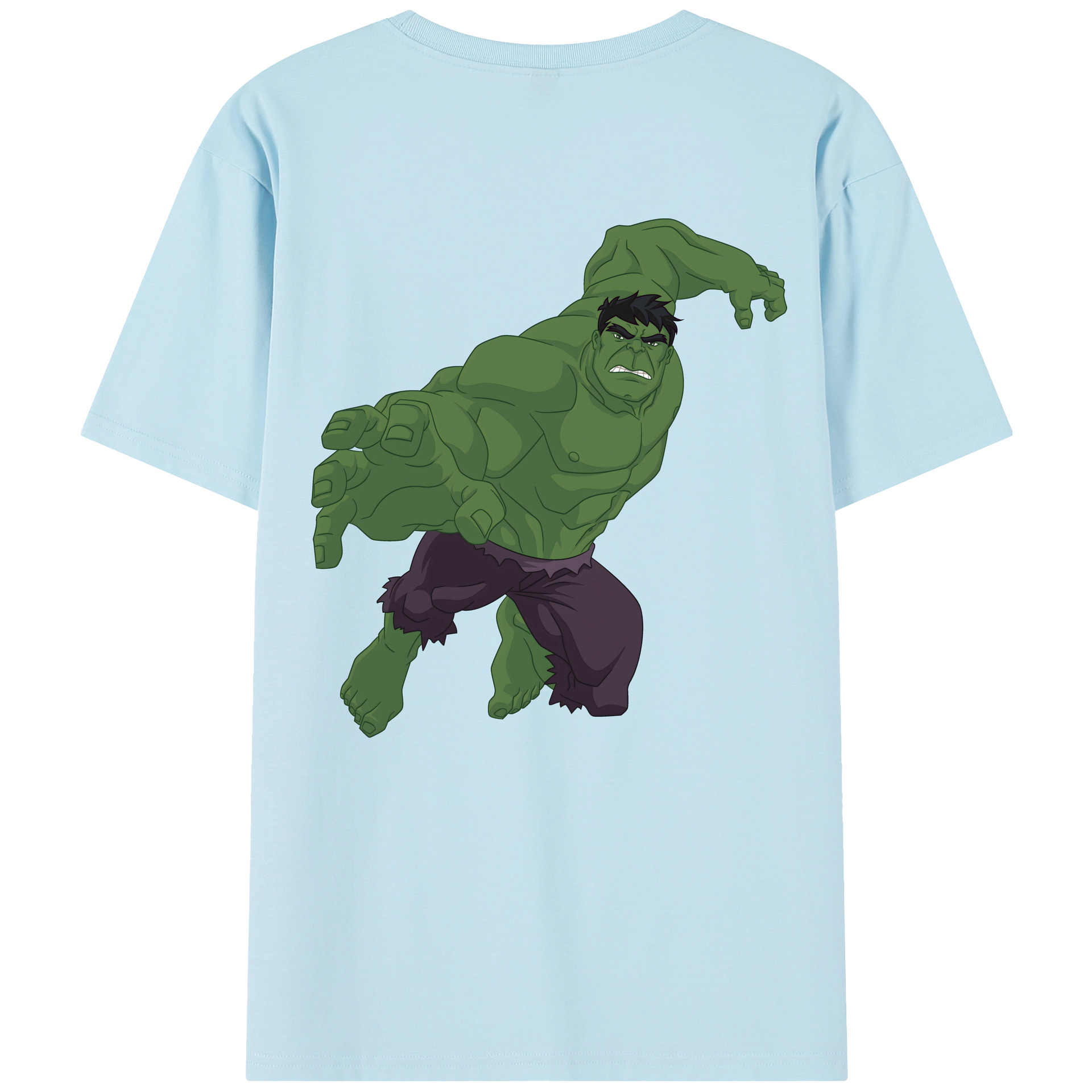 （画像用） アベンジャーズ The Avengers 綿100％半袖Tシャツ（背面プリント）